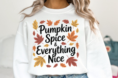 Pumpkin Spice and Everything Nice Svg | Shirt Svg Product Image 2