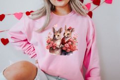 Valentines Day Animal Couple Clipart, Valentine Couple Product Image 2