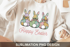 Happy Easter Sublimation PNG - Easter Sublimation Product Image 1