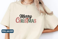 Merry Christmas Cross PNG, Christian PNG, PNG Sublimation Product Image 3