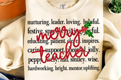 Christmas Teacher SVG PNG, Merry Teacher SVG PNG, Christmas Product Image 1