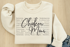 Chicken Mom Words SVG Product Image 1