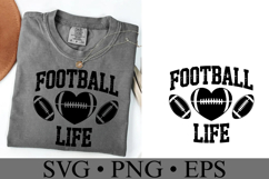 Football Life Svg | Game Day Svg | Sport Svg | Shirt Svg Product Image 2