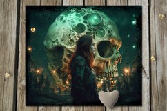 Mystic Halloween | 10 Skinny tumbler sublimation designs Product Image 2