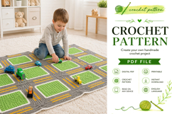 Roadway Play Mat Crochet Blanket Pattern PDF Product Image 4