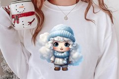 Cute Christmas Kids Clipart Sublimation, Christmas PNG Product Image 3