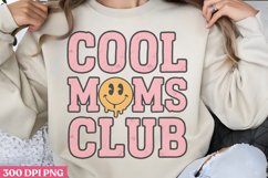 Over stimulated moms club PNG,Retro Mama Sublimation Product Image 1