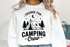 Camping Crew svg Design | Svg Cut Files | Shirt Svg Product Image 1