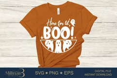 Here for Lil' Boo Halloween SVG PNG Sublimation |Boo Witch Product Image 2