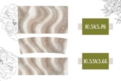 White Glitter Tumbler PNG, Glitter 40 Oz Tumbler Template Product Image 2