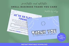 Small Business Thank You Card Template | Editable Canva Product Image 2