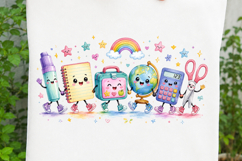 Cute School Supplies Rainbow SVG Product Image 3