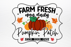Rustic Fall Farmhouse Sign SVG Product Image 2