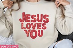 .Jesus loves you PNG, God Is Love Clipart PNG Product Image 3