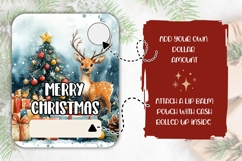 Cartoon Christmas Deer Money Card, Christmas Gift Card Product Image 2