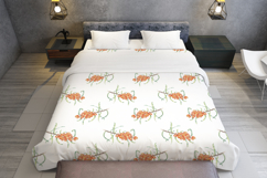 Sea Buckthorn Watercolor Seamless Pattern Hand Drawn PNG Product Image 5