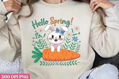 Hello Spring PNG, Hello Spring Sublimation PNG Product Image 2