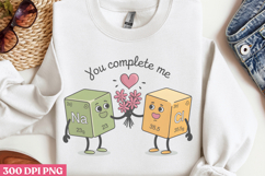 You complete me PNG, Chemistry Sublimation PNG Product Image 3