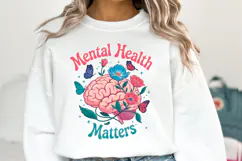 Mental Health Matters svg | Svg Files for Cricut | Shirt Svg Product Image 3