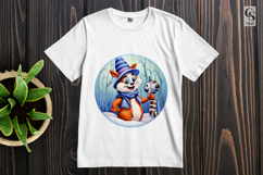 Cute Winter Raccoon Ice Cream Clipart Sublimation PNG Product Image 2