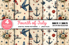 Fourth Of July Stars And Stripes JPG Product Image 1