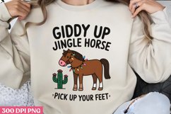 Giddy Up Jingle Horse, Pick Up Your Feet PNG Product Image 2