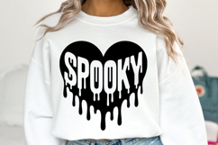 Spooky Heart Svg | Halloween Svg | Shirt Svg Product Image 1