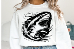 Shark Svg Design | Svg Cut Files | Shirt Svg Product Image 1
