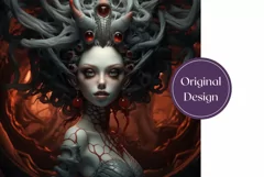 3D Vampire Tumbler Wrap, 3D Halloween Tumbler Sublimation Product Image 2