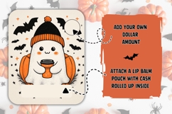 Cartoon Ghost Money Card, Printable Halloween Money Card Product Image 2
