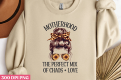 MOTHERHOOD PNG, Sunflower Mom Life Sublimation Product Image 3