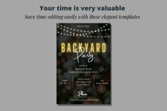 Backyard Party Invitation Template, BBQ Party Invitation Product Image 2