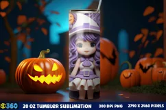 Halloween Tumbler Sublimation Wraps, Tumbler Halloween Product Image 1
