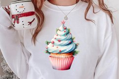 Christmas Cupcake Clipart, Christmas Clipart Product Image 2