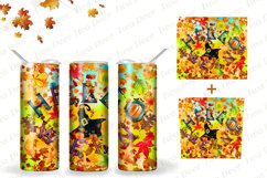 Helloween tumbler sublimation 20 oz Product Image 2