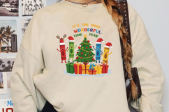 Christmas Crayons Sublimation, Christmas Png Product Image 3