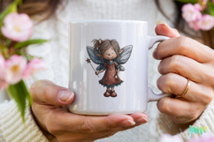 Whimsical Blue Christmas Clipart Product Image 4