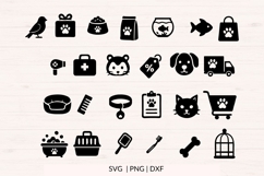 Pet Store Icons SVG Bundle | 50 Pet Shop &amp; Pet Care Icons Product Image 2