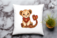 Cute Baby Lion Watercolor PNG Clipart Product Image 3