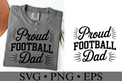 Proud Football Dad Svg | Game Day Svg | Shirt Svg Product Image 3