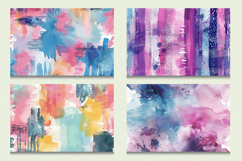 Abstract Watercolor Boho Cutting Boards sublimation Design Product Image 2