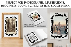 Splash &amp; Splatter Doodle Frames Bundle | Ink Blot Borders Product Image 2