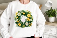 St Patrick Day Flowers Clipart Product Image 2
