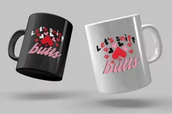 Let's sniff butts Funny Dog Valentine t shirt design Product Image 2