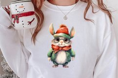 Christmas Farm Animals Sublimation Clipart Product Image 2