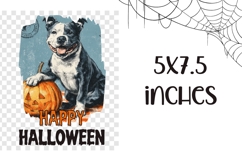 Cartoon Halloween Dog Towel, Halloween Dog Sublimation Product Image 2