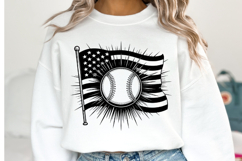 USA Baseball Svg Design | Svg Cut Files | Shirt Svg Product Image 2