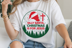 Silly Santa Christmas Is For Jesus Product Image 3