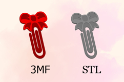 Paper Clips, Bow Beautiful STL/3MF files for 3D Printing Product Image 2