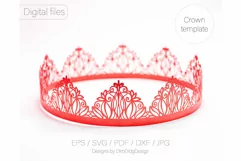 Crown svg Tiara svg Birthday tiara Princess svg Party hat Product Image 5